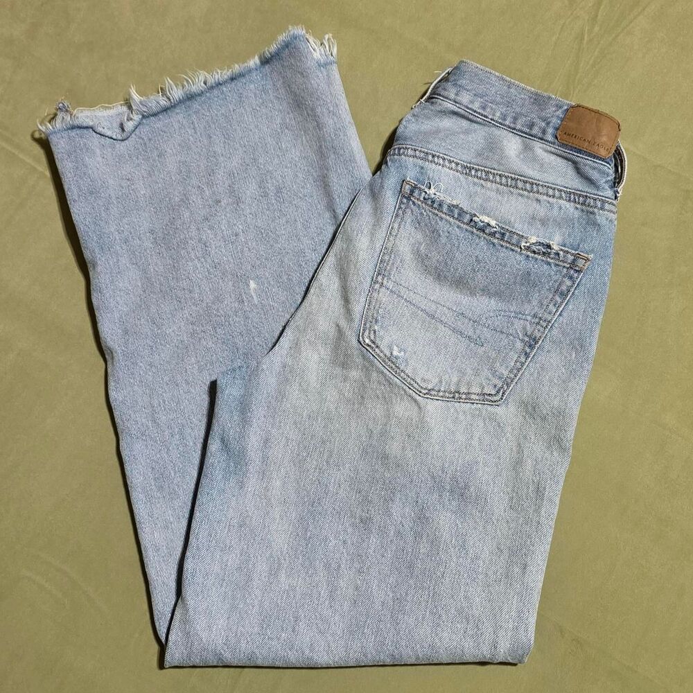American Eagle Skater Jean style women's size 6 regular wide leg baggy jeans